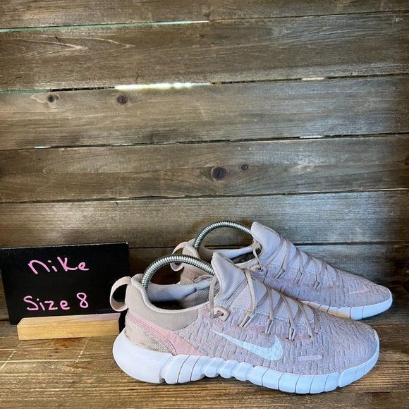Nike Shoes - Womens Nike Free RN 5.0 Platinum Violet Athletic Running Shoes Sneakers Size 8 M